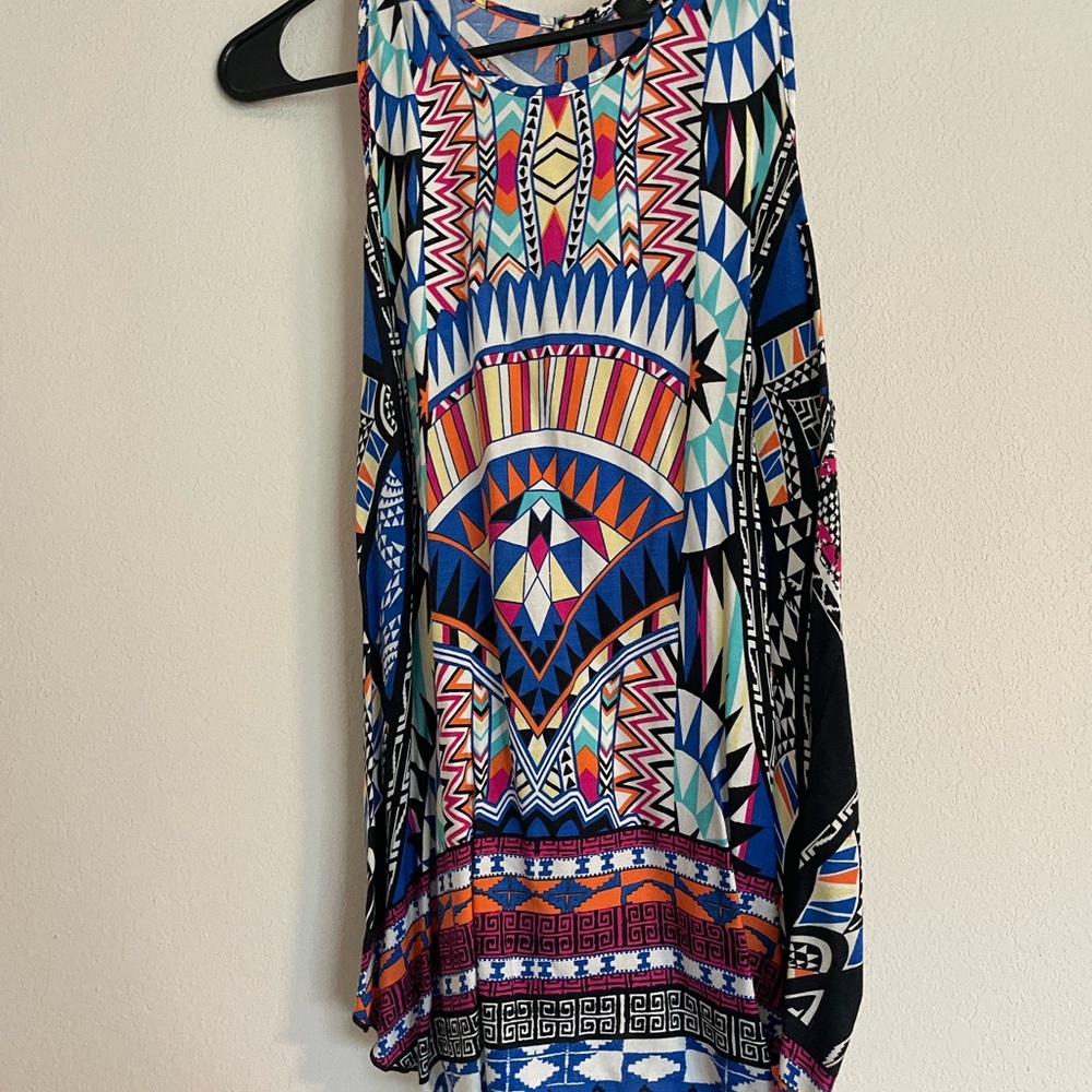 Renee C. Multicolor Geometric Pattern Top